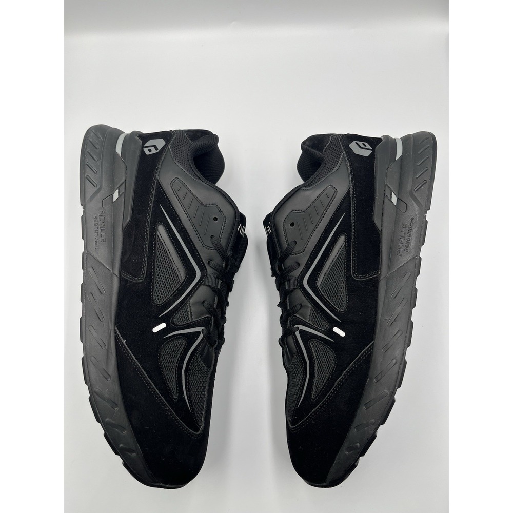 FitVille Rebound Core V1 Mens 15EEW Black Extra Wide Walking Sneakers - Picture 5 of 12